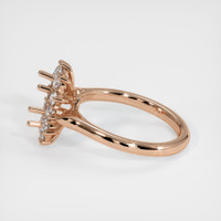 18K Rose Gold Antique Style Ring Setting Image