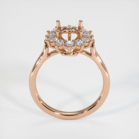 18K Rose Gold Antique Style Ring Setting Image