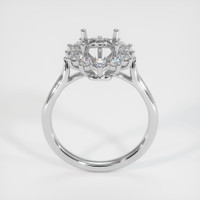 14K White Gold Antique Style Ring Setting Image