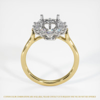 18K White & Yellow Antique Style Ring Setting Image