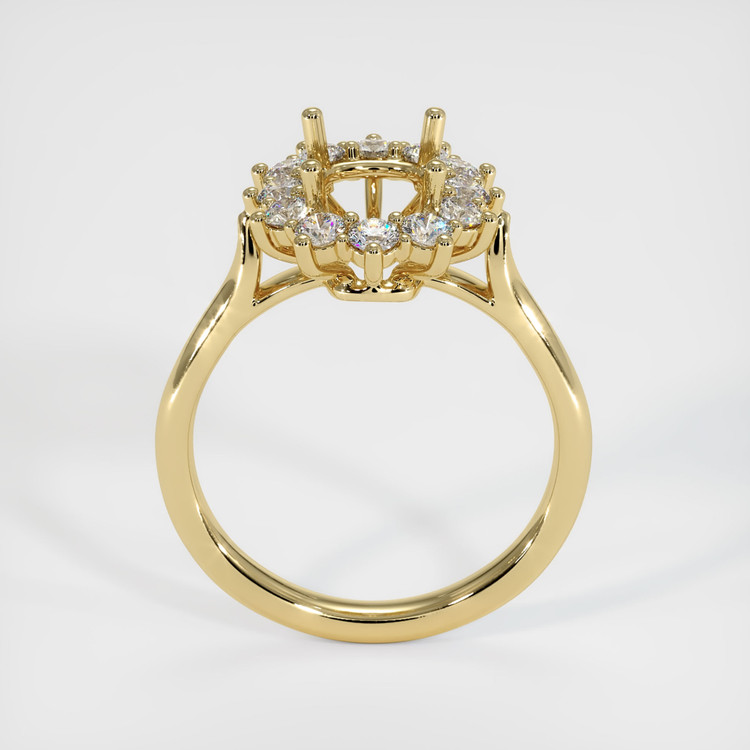 14K Yellow Gold Antique Style Ring Setting