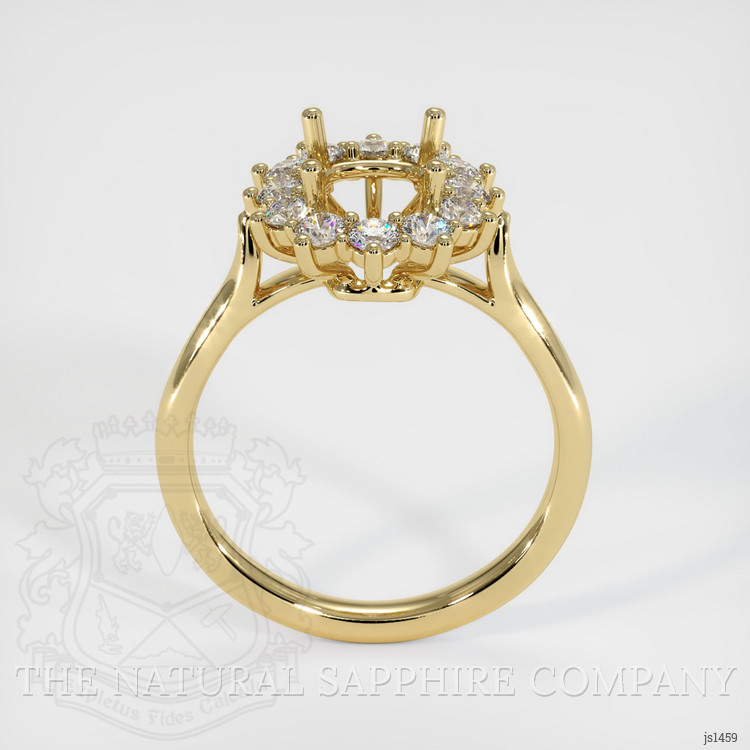 14K Yellow Gold Antique Style Ring Setting