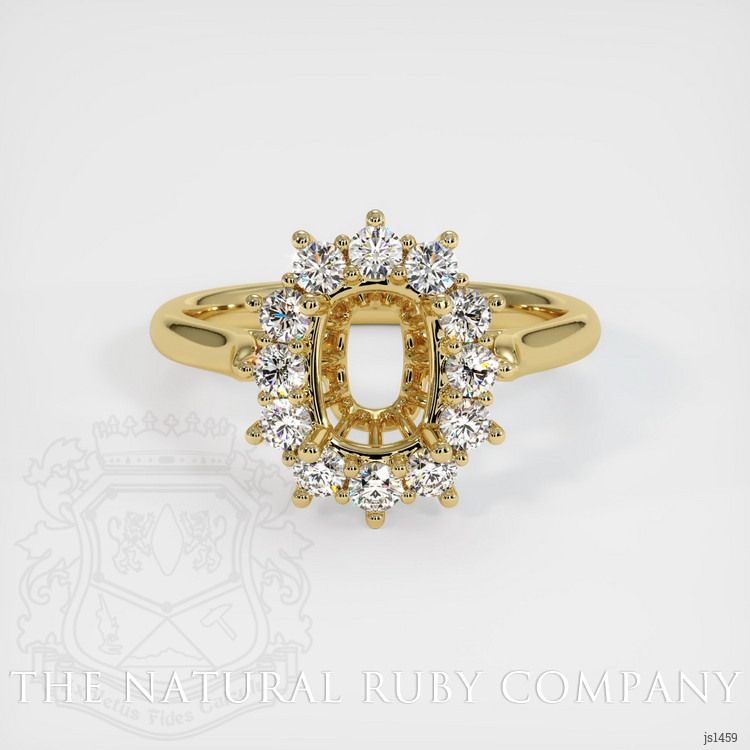 18K Yellow Gold Antique Style Ring Setting