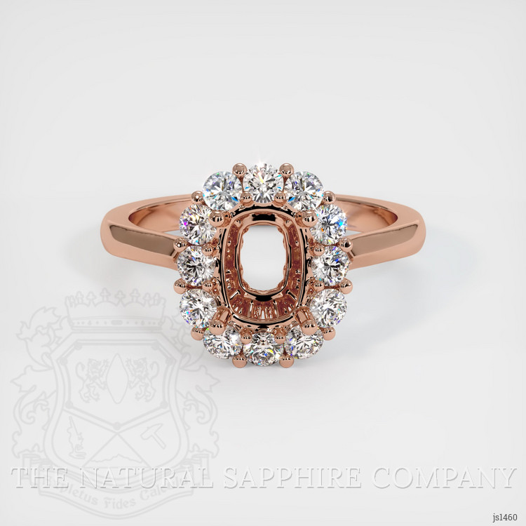 14K Rose Gold Antique Style Ring Setting