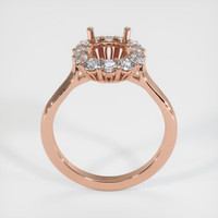 14K Rose Gold Antique Style Ring Setting Image