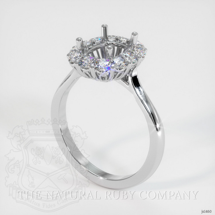 Silver Antique Style Ring Setting