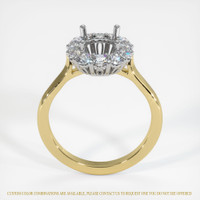 18K White & Yellow Antique Style Ring Setting Image