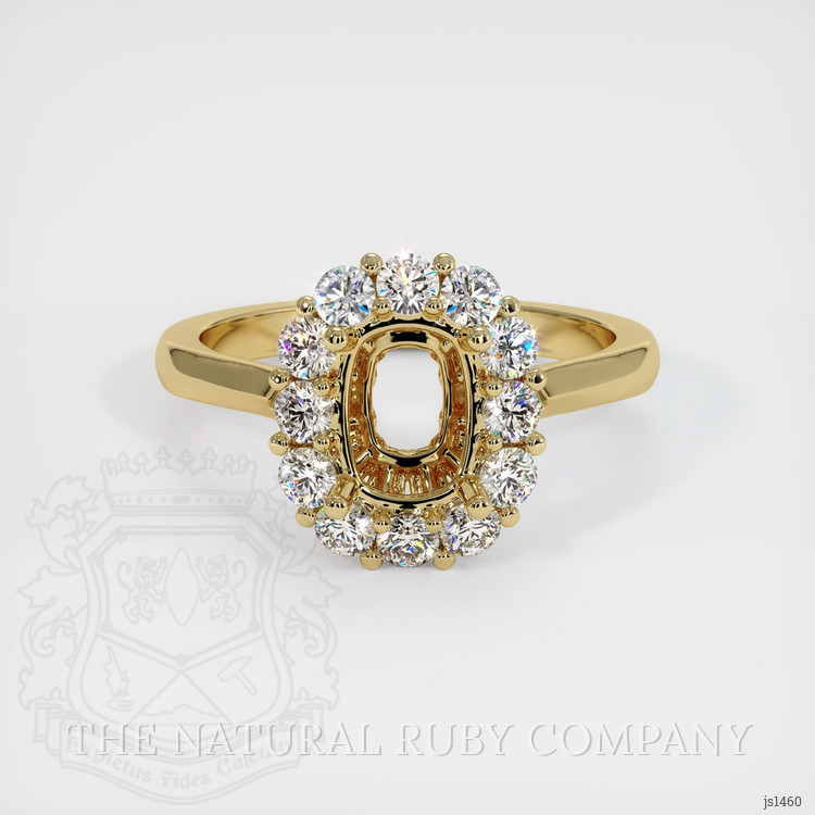 10K Yellow Gold Antique Style Ring Setting