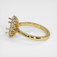 10K Yellow Gold Antique Style Ring Setting Image