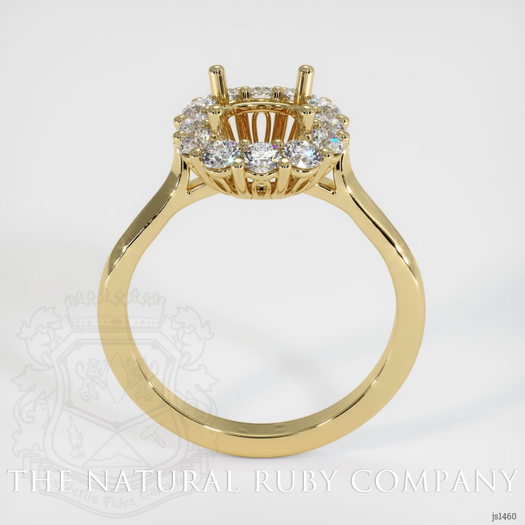 14K Yellow Gold Antique Style Ring Setting