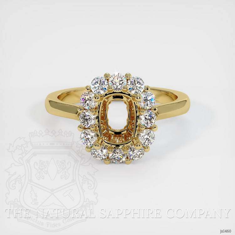 18K Yellow Gold Antique Style Ring Setting