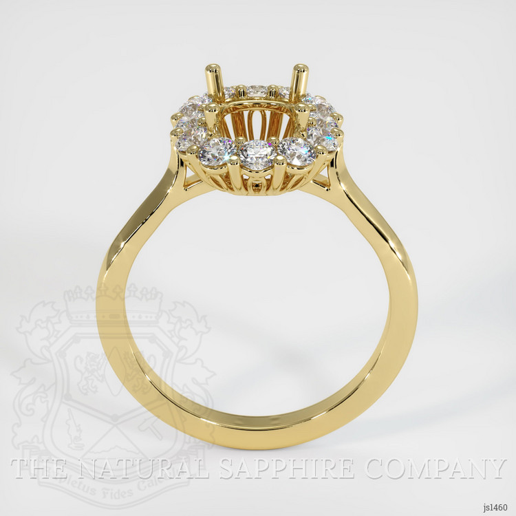 18K Yellow Gold Antique Style Ring Setting