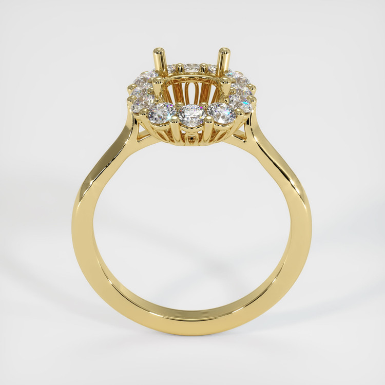 18K Yellow Gold Antique Style Ring Setting
