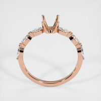 14K Rose Gold Accent Stones Ring Setting Image