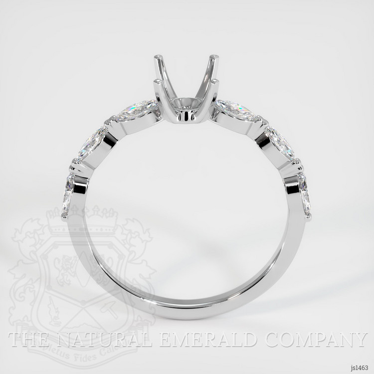 Silver Accent Stones Ring Setting