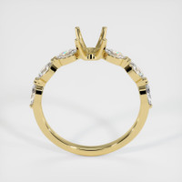 18K Yellow Gold Accent Stones Ring Setting Image