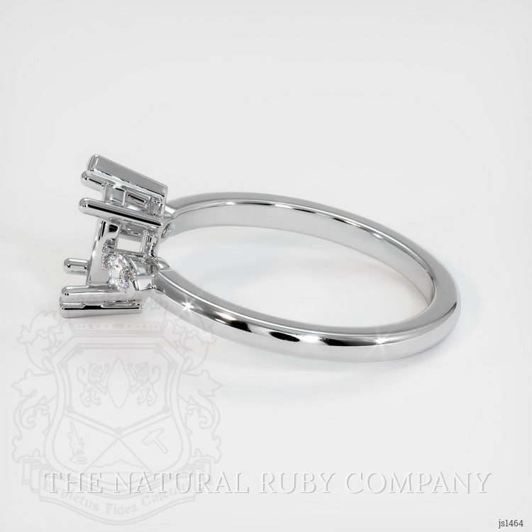Silver Three Stone Ring Setting