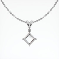 10K White Gold Accent Stones Pendant Setting Video