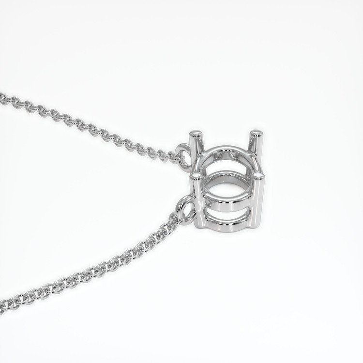 Platinum 950 Solitaire Necklace Setting