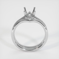 14K White Gold Wedding Set Ring Setting Image