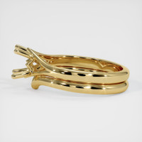 10K Yellow Gold Wedding Set Ring Setting Image