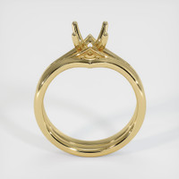 10K Yellow Gold Wedding Set Ring Setting Image