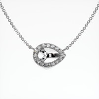 10K White Gold Pave Necklace Setting Video