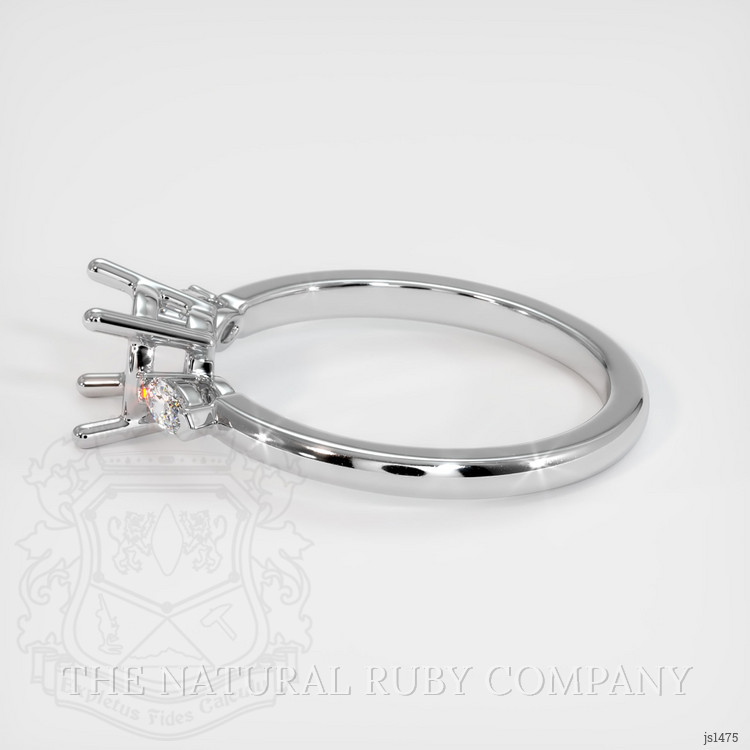 Silver Three Stone Ring Setting