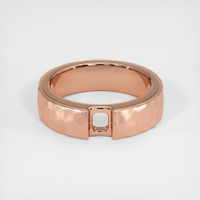 14K Rose Gold Men's Ring Setting Image