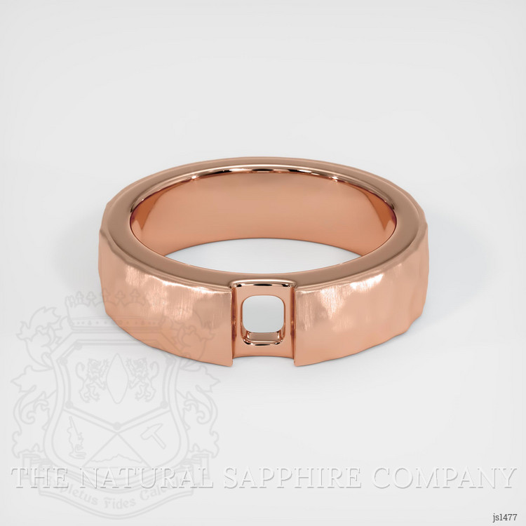 14K Rose Gold Men's Ring Setting