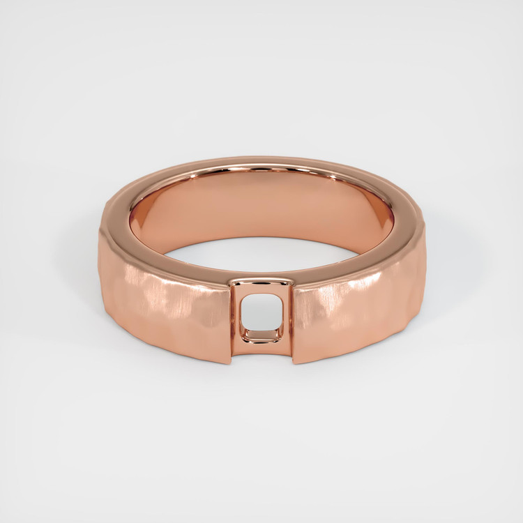 14K Rose Gold Men's Ring Setting