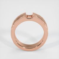 14K Rose Gold Men's Ring Setting Image