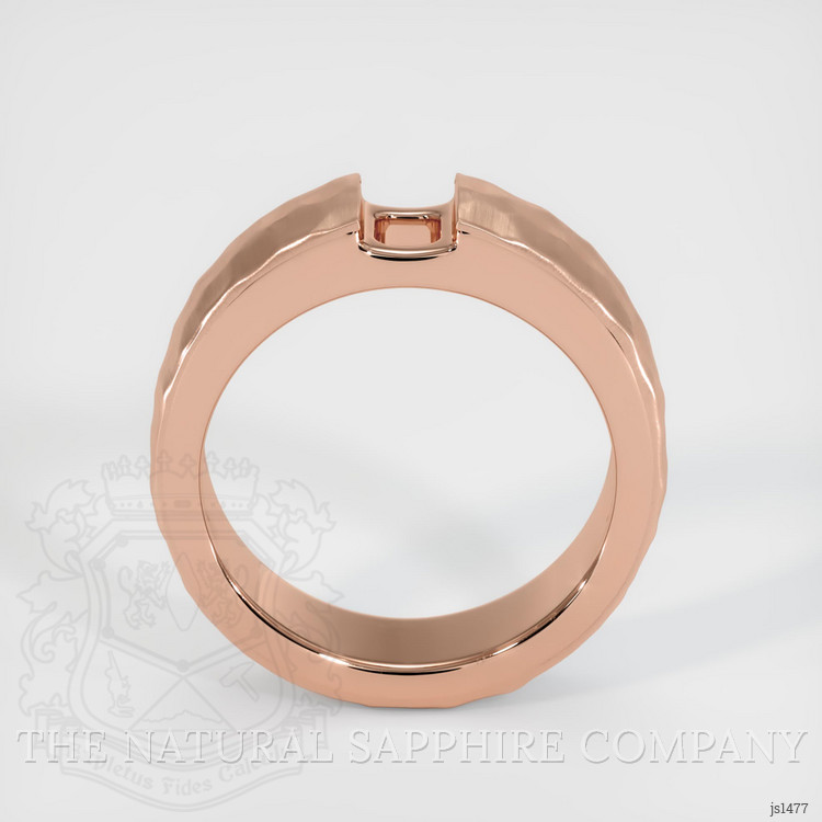 14K Rose Gold Men's Ring Setting