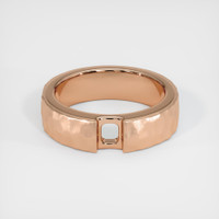 18K Rose Gold Men's Ring Setting Image
