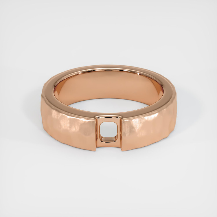 18K Rose Gold Men's Ring Setting