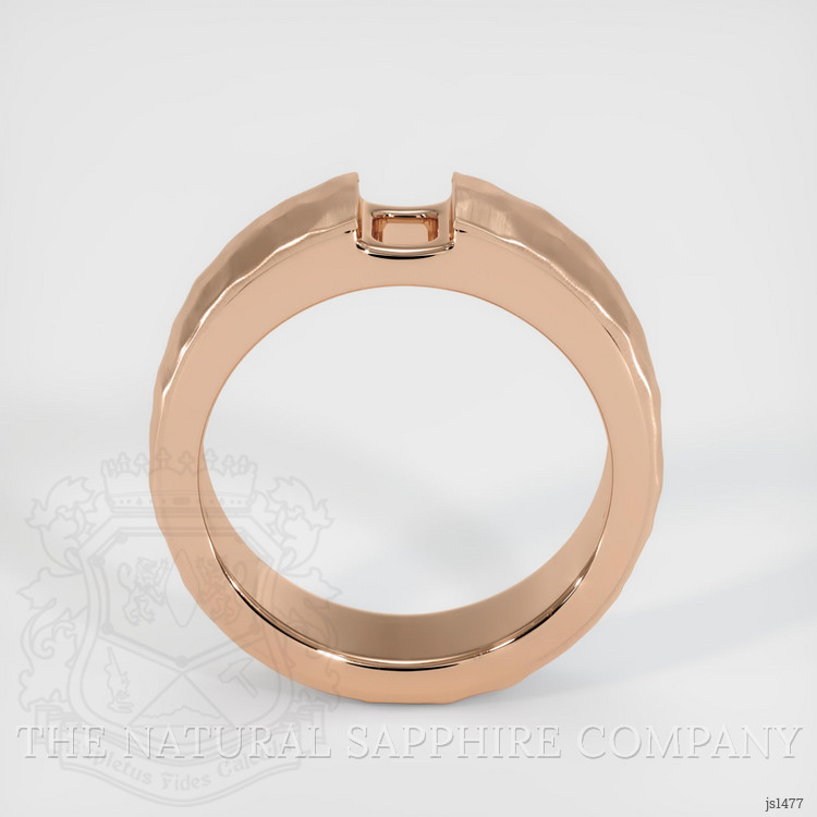 18K Rose Gold Men's Ring Setting