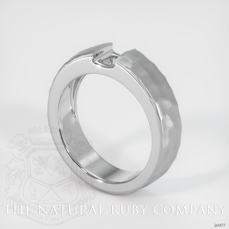 18K White Gold Men's Ring Setting