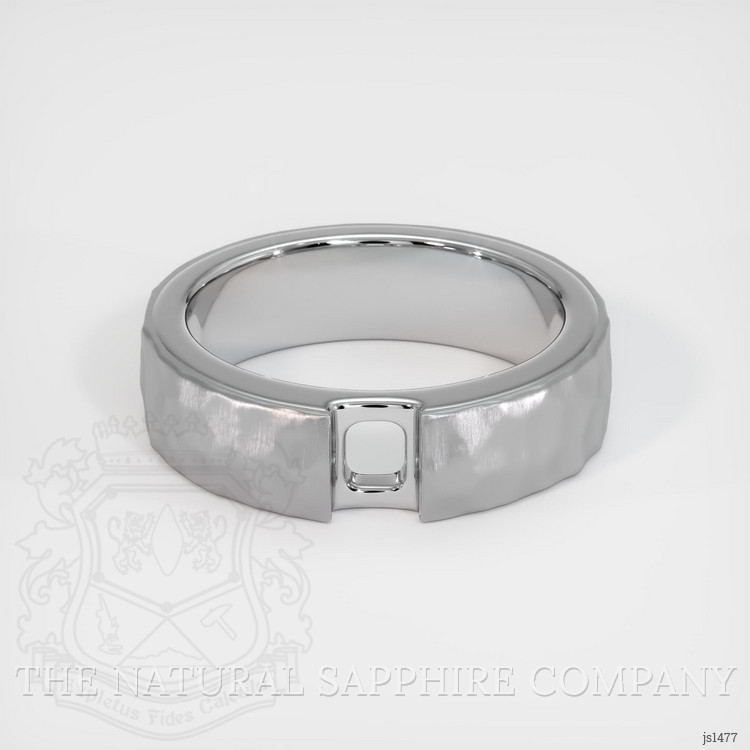18K White Gold Men's Ring Setting
