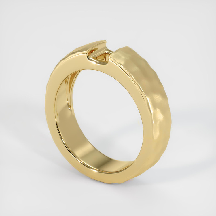 14K Yellow Gold Men's Ring Setting
