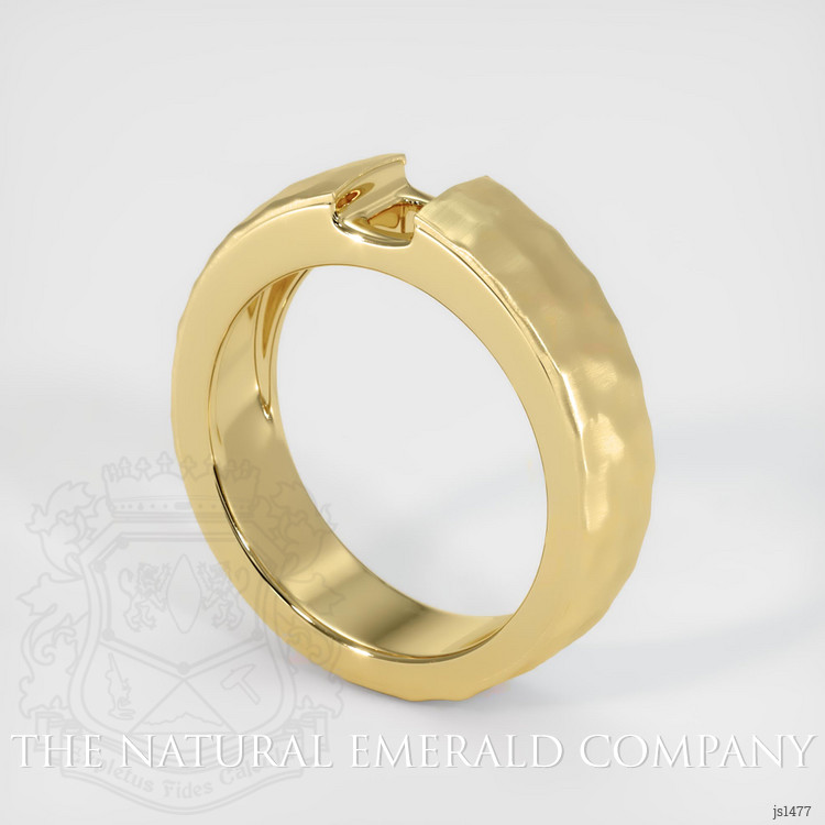 18K Yellow Gold Men's Ring Setting