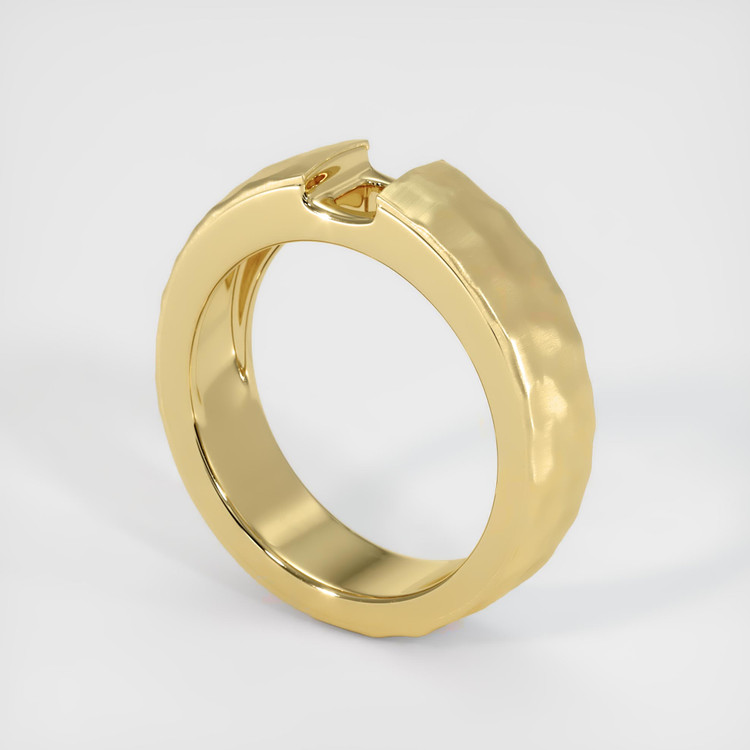 18K Yellow Gold Men's Ring Setting