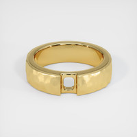 18K Yellow Gold Men's Ring Setting Image