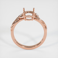 14K Rose Gold Accent Stones Ring Setting Image