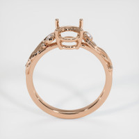 18K Rose Gold Accent Stones Ring Setting Image