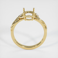 14K Yellow Gold Accent Stones Ring Setting Image