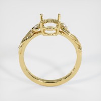 18K Yellow Gold Accent Stones Ring Setting Image
