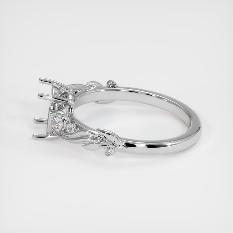Platinum 950 Accent Stones Ring Setting