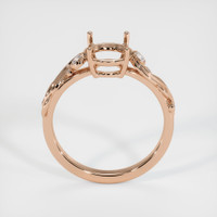 18K Rose Gold Accent Stones Ring Setting Image