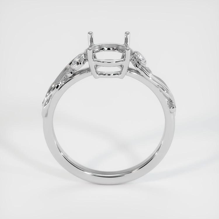 Silver Accent Stones Ring Setting