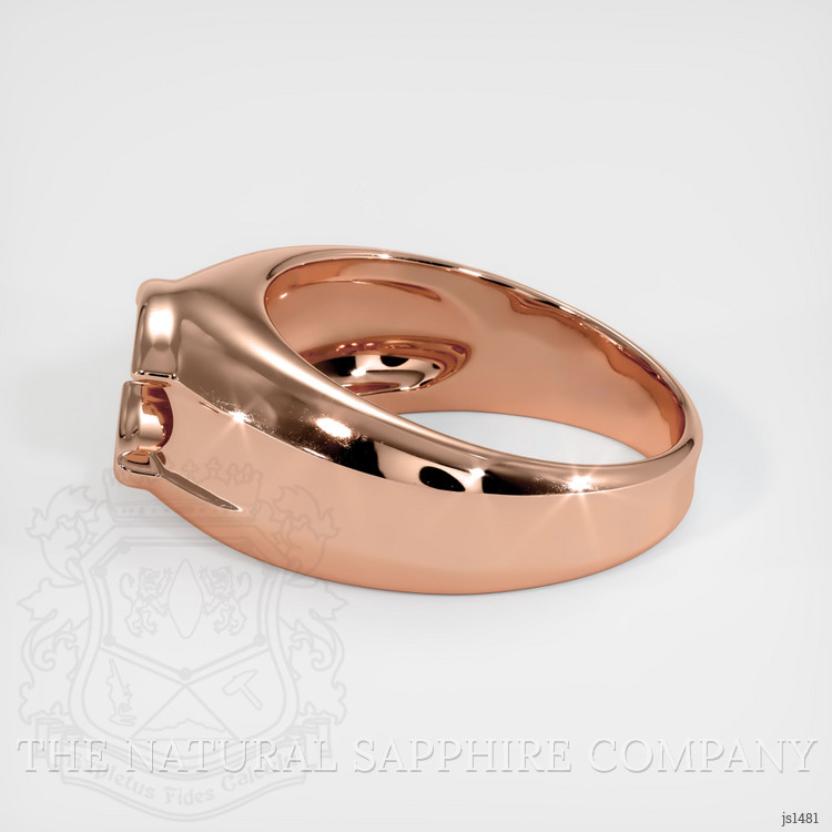 14K Rose Gold Men's Ring Setting